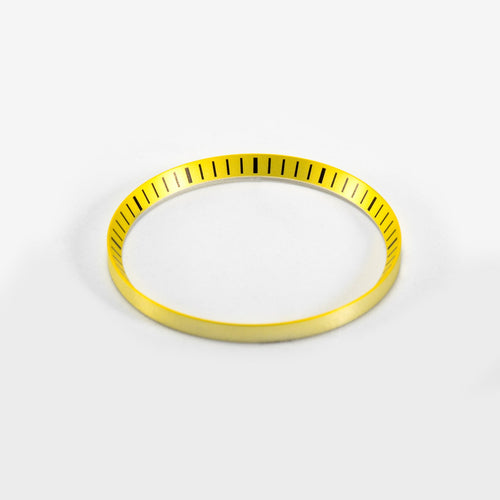 SKX / SRPD Chapter Ring: Yellow With Black Markers