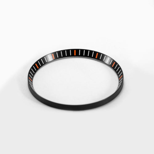 SKX / SRPD Chapter Ring: Black With Orange Markers