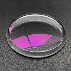 Flat Top Inner Domed Mineral Crystal for Seiko 6306 / 6309 / 7002 / 7548 Series (Red AR Coating) (Copy)