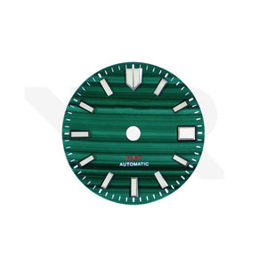 Malachite Green GMT Dial for Seiko NH34 Mod