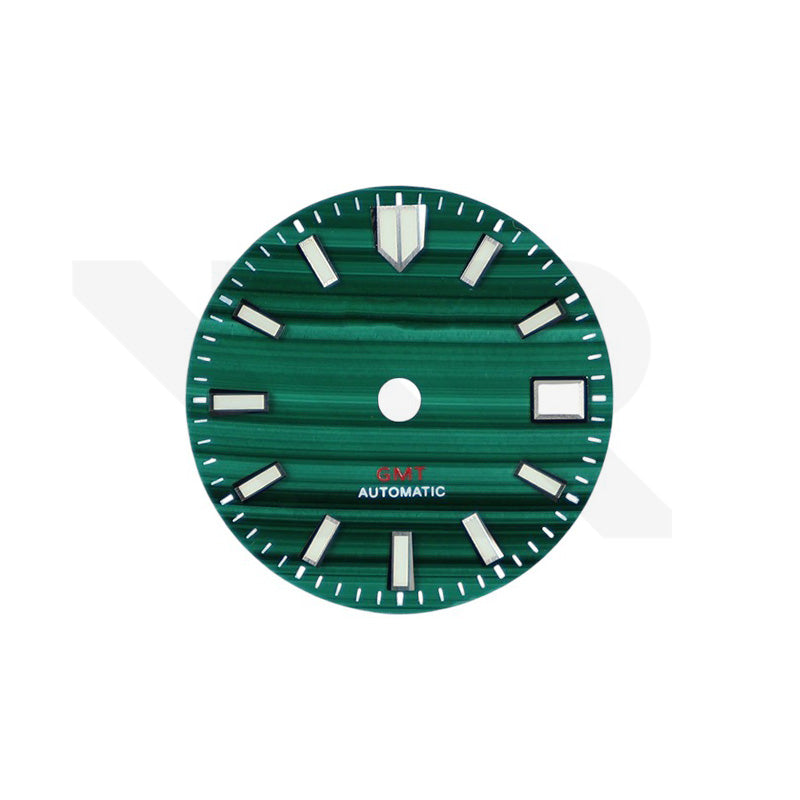 Malachite Green GMT Dial for Seiko NH34 Mod