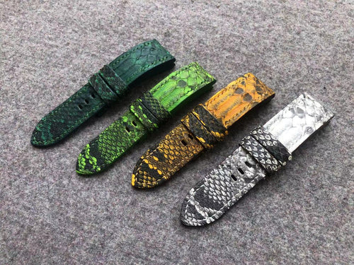 Python Leather Strap