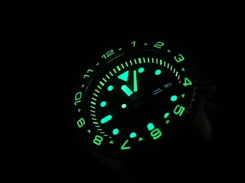 Luminous Chapter Ring for Seiko SKX007 / SKX009 / SRPD51 / SRPD53 / SRPD61