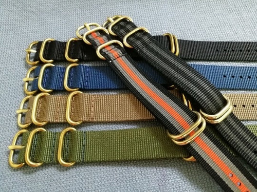 Bronze Hardware Nato Strap - WR Watches PLT